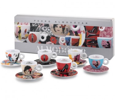 Almodovar range of cups and saucers for Illy
