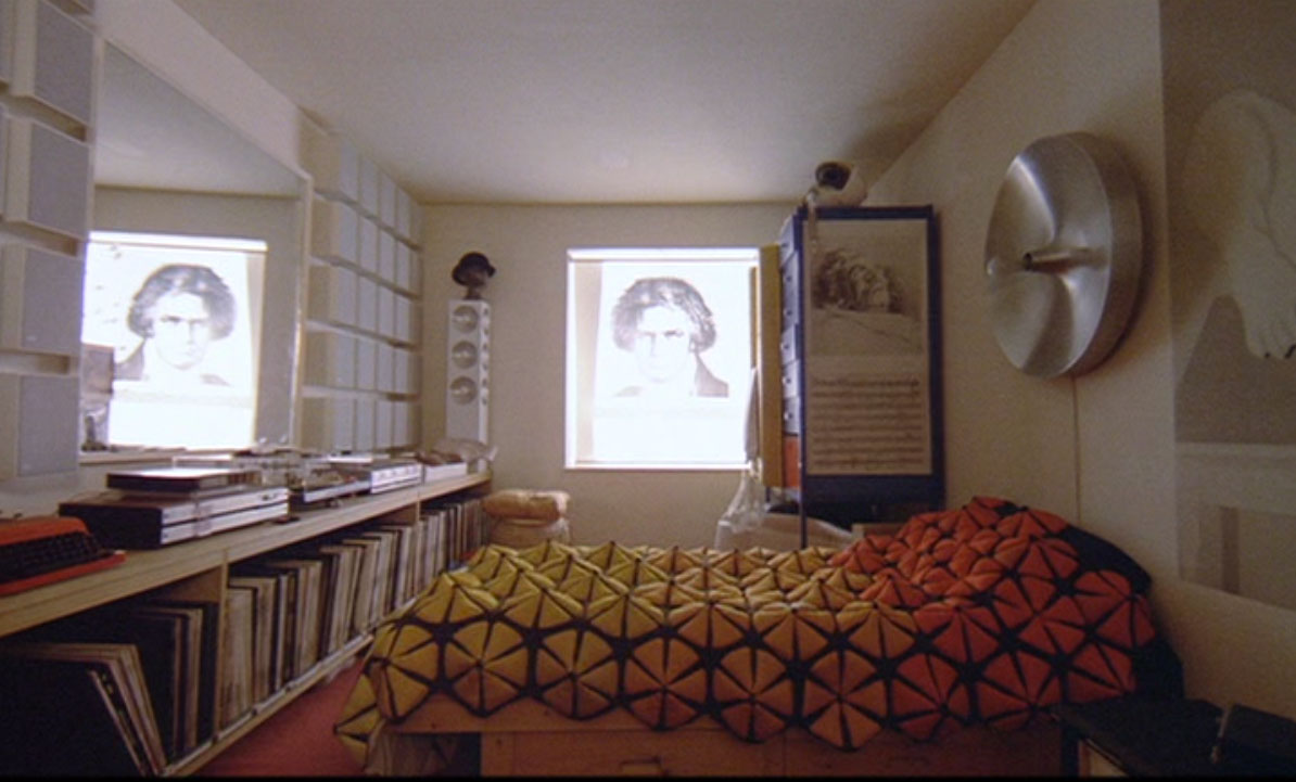 Alex's room in Clockwork Orange