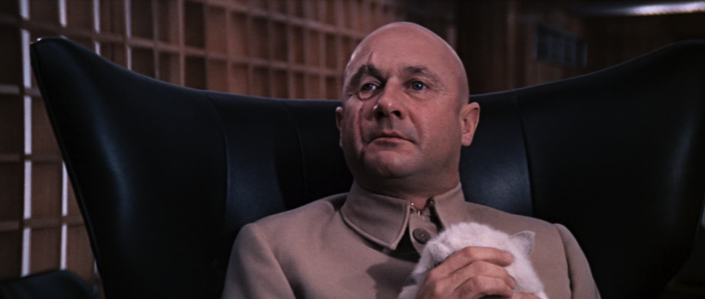 Donald Pleasance at Blofeld in You Only Live Twice