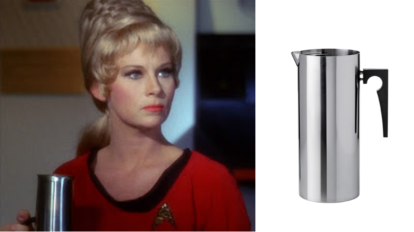 Cylinda Line jug with ice lip By Stelton in Star Trek