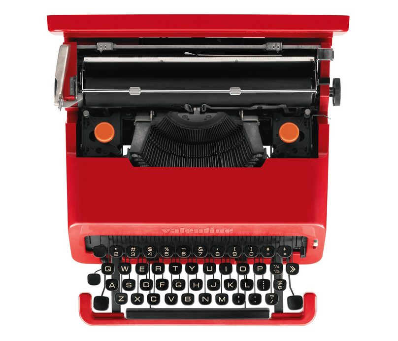 Valentine typewriter by Olievtti as seen in Alex's bedroom in A Clockwork Orange