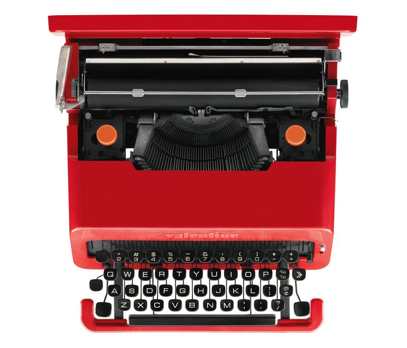 Valentine typewriter by Olievtti as seen in Alex's bedroom in A Clockwork Orange