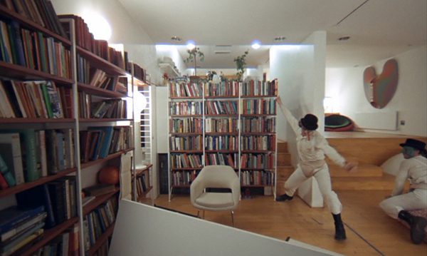 Saarinen chair seen at the writers desk in "home" in a Clockwork Orange. Image c/o http://idyllopuspress.com