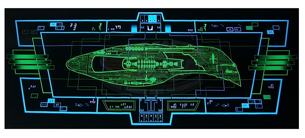 Romulan Back-Lit Panel from Star Trek: Deep Space Nine
