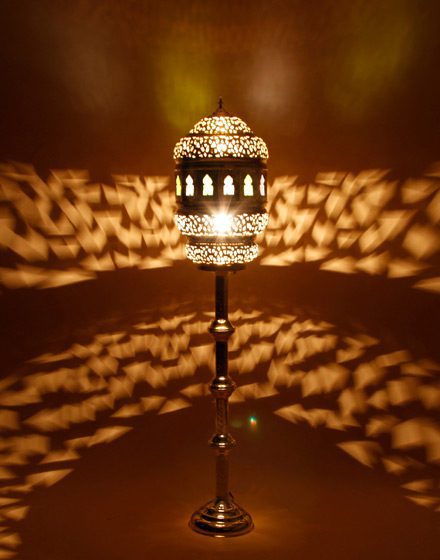 Moroccan floor standing light from Moroccan Bazaar