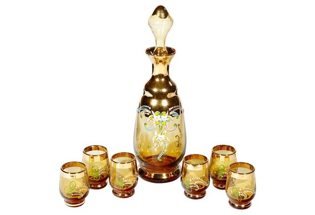 Moroccan beverage set from One Kings Lane