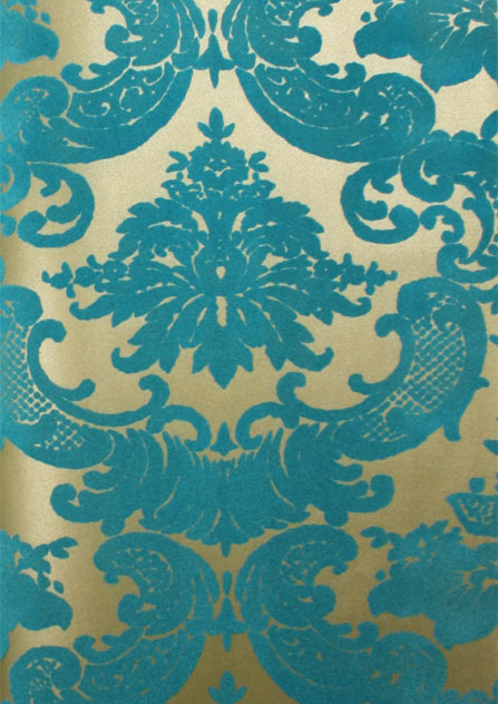 Plush flocked wallpaper from Design Your Walls