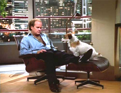 Frasier in his trusty Eames Lounger