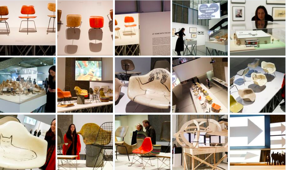 The World of Charles and Ray Eames at Barican Art Gallery, London overview (Images © Tristan Fewings/Getty Images)