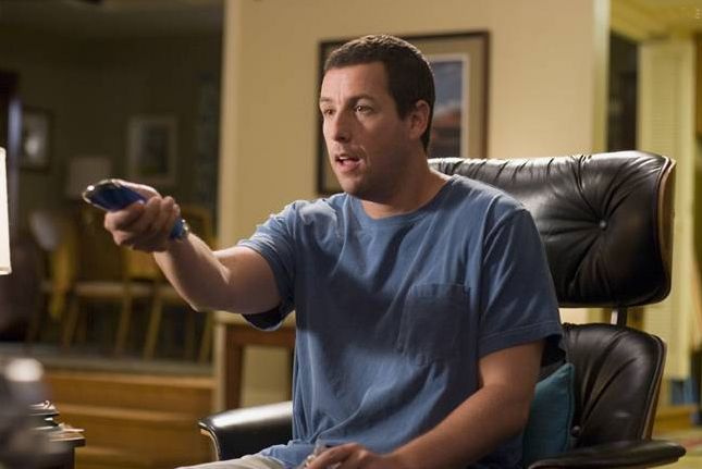 Eames Lounger graced by Adam Sandler in Click