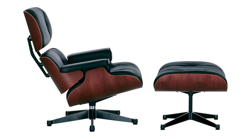 Eames Lounge Chair and ottoman furniture films