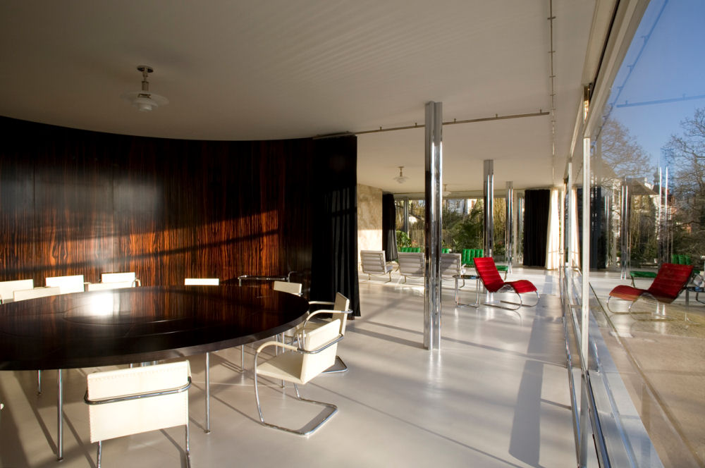 Villa Tugendhat interior designed by Ludwig Mies van der Rohe