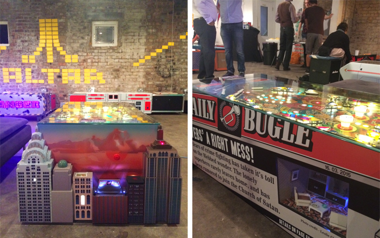 pinball-tables-Alter lounge opening night as part of London Design Festival 2016