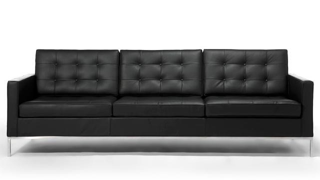 florence_knoll_3_seater_black