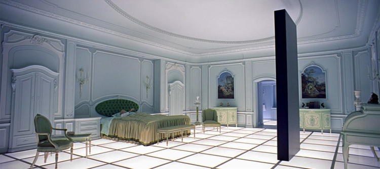 2001 a space odyssey bedroom film set
