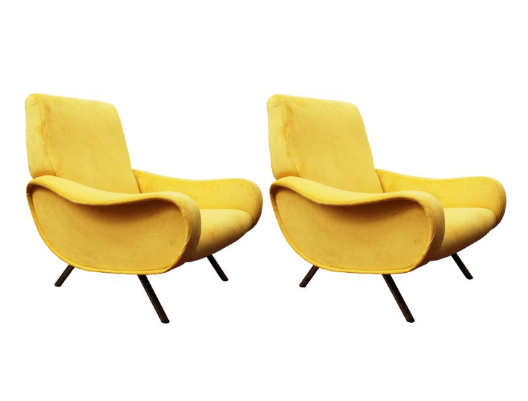 Pair of Zanuso "easy" chairs, available from Pamono