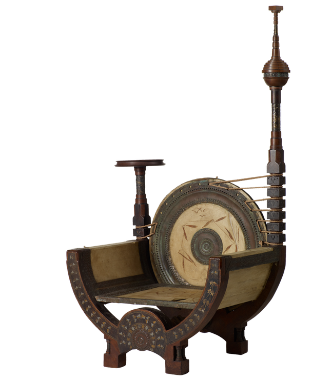 Carlo Bugatti throne chair in Alien Covenant